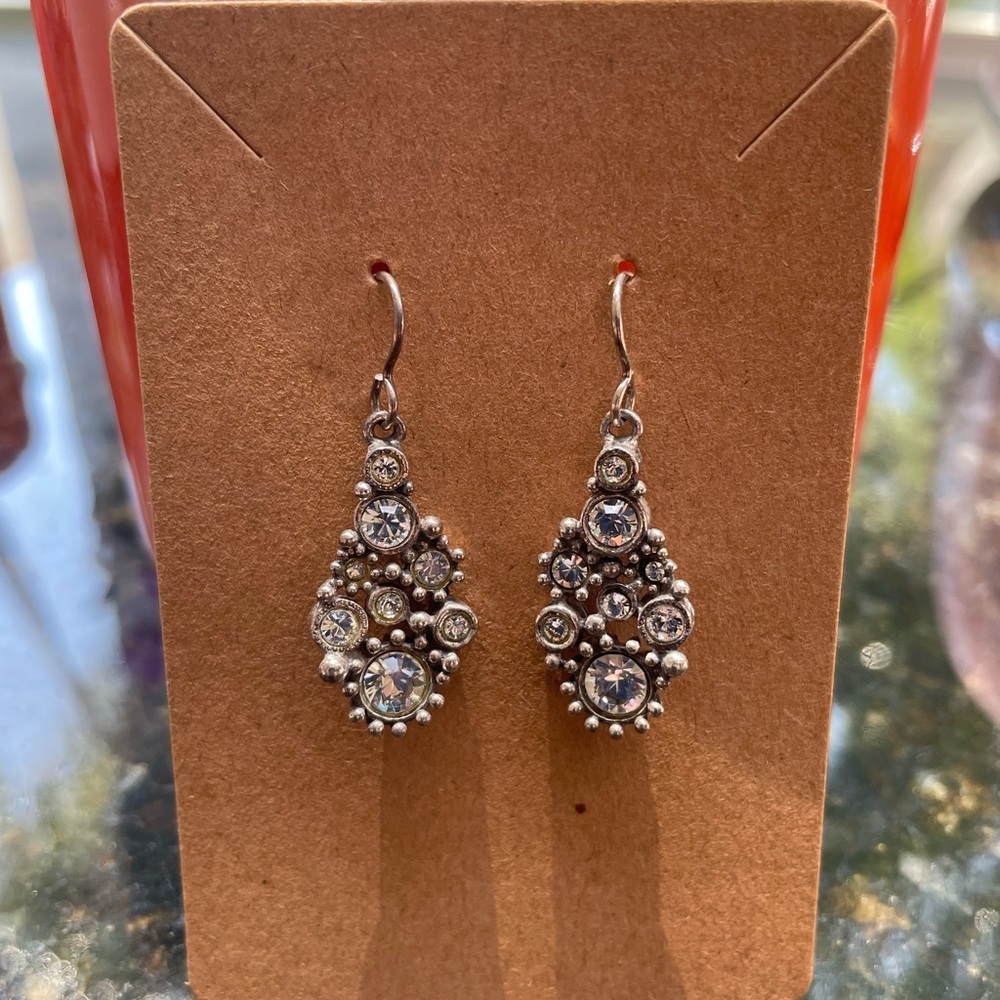 Patricia Locke Vintage-Inspired Silver Earrings